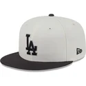 gorra-plana-beige-y-negra-ajustada-59fifty-clr-dvlp-de-los-angeles-dodgers-mlb-de-new-era