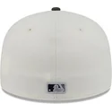 gorra-plana-beige-y-negra-ajustada-59fifty-clr-dvlp-de-los-angeles-dodgers-mlb-de-new-era