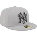 gorra-plana-gris-ajustada-59fifty-cracked-de-new-york-yankees-mlb-de-new-era
