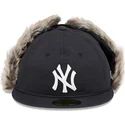gorra-plana-negra-ajustada-59fifty-winter-dog-ear-de-new-york-yankees-mlb-de-new-era