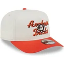 gorra-curva-beige-y-naranja-snapback-9fifty-a-frame-chainstitch-de-anaheim-ducks-nhl-de-new-era