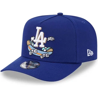 Gorra curva azul snapback 9FIFTY A Frame Cartoon de Los Angeles Dodgers MLB de New Era