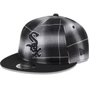 gorra-plana-negra-snapback-9fifty-retro-crown-plaid-de-chicago-white-sox-mlb-de-new-era