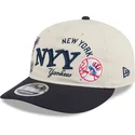 gorra-curva-beige-y-azul-marino-snapback-9fifty-retro-crown-scatter-de-new-york-yankees-mlb-de-new-era