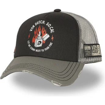 Gorra trucker gris CREW27 de Von Dutch