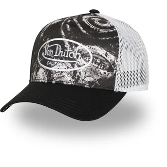 Gorra trucker negra y blanca SUBL06 de Von Dutch