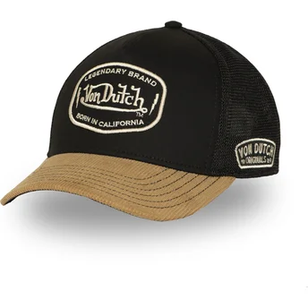 Gorra trucker negra y marrón SEM02 de Von Dutch