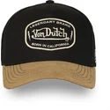 gorra-trucker-negra-y-marron-sem02-de-von-dutch