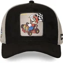 gorra-trucker-negra-y-gris-mario-kart-smk3-che-super-mario-bros-de-capslab