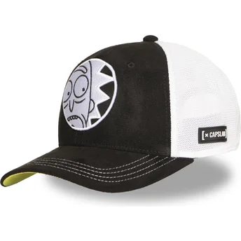 Gorra trucker negra y blanca Rick Sanchez REM6 GLO Rick y Morty de Capslab