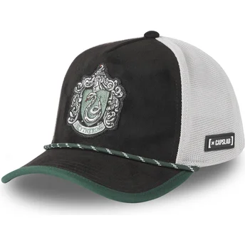 Gorra trucker negra y blanca Slytherin HP3 SLY Harry Potter de Capslab