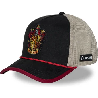 Gorra trucker negra y beige Gryffindor HP3 GRY Harry Potter de Capslab