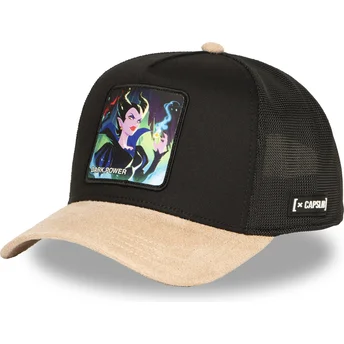 Gorra trucker negra y marrón Maléfica Dark Power SP PRI3 Disney de Capslab