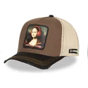 gorra-trucker-marron-y-negra-mona-lisa-pump-up-the-volume-fam-mon-famous-de-capslab
