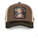 gorra-trucker-marron-y-negra-mona-lisa-pump-up-the-volume-fam-mon-famous-de-capslab