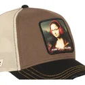 gorra-trucker-marron-y-negra-mona-lisa-pump-up-the-volume-fam-mon-famous-de-capslab