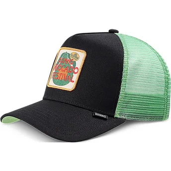 Gorra trucker negra y verde Avocado Festival HFT de Djinns
