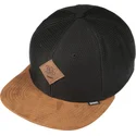gorra-plana-negra-y-marron-snapback-honey-knit-de-djinns
