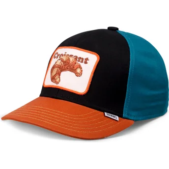Gorra curva multicolor snapback para niño Food Croissant Basic de Djinns