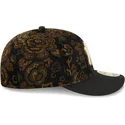 gorra-curva-negra-ajustada-59fifty-low-profile-floral-cord-three-looms-printed-corduroy-de-new-york-yankees-mlb-de-new-era