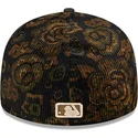 gorra-curva-negra-ajustada-59fifty-low-profile-floral-cord-three-looms-printed-corduroy-de-detroit-tigers-mlb-de-new-era