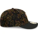gorra-curva-negra-ajustada-59fifty-low-profile-floral-cord-three-looms-printed-corduroy-de-los-angeles-dodgers-mlb-de-new-era