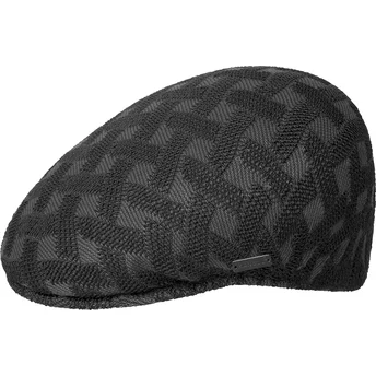 Boina negra Cross Weave 504 Black de Kangol