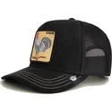 gorra-trucker-negra-gallo-cock-golden-suede-the-farm-de-goorin-bros