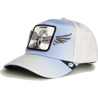 Gorra curva azul claro snapback Pegaso Legend Flare Up Wings The Farm de Goorin Bros.