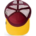 gorra-trucker-roja-y-amarilla-buho-the-real-talk-sport-the-farm-de-goorin-bros