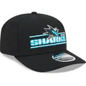 gorra-curva-negra-snapback-9seventy-stretch-snap-stated-de-san-jose-sharks-nhl-de-new-era