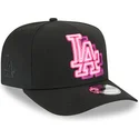 gorra-curva-negra-snapback-9fifty-a-frame-neon-de-los-angeles-dodgers-mlb-de-new-era