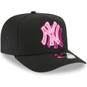 gorra-curva-negra-snapback-9fifty-a-frame-neon-de-new-york-yankees-mlb-de-new-era