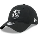 gorra-curva-negra-ajustable-9twenty-stamp-de-vegas-golden-knights-nhl-de-new-era