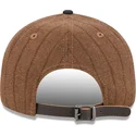 gorra-plana-marron-y-azul-marino-ajustable-9fifty-retro-crown-wool-pinstripe-de-boston-red-sox-mlb-de-new-era