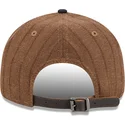 gorra-plana-marron-y-azul-marino-ajustable-9fifty-retro-crown-wool-pinstripe-de-atlanta-braves-mlb-de-new-era