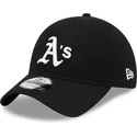 gorra-curva-negra-ajustable-9twenty-merino-wool-de-oakland-athletics-mlb-de-new-era