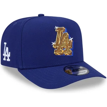 Gorra curva azul snapback 9FIFTY A Frame Emblem de Los Angeles Dodgers MLB de New Era