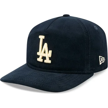 Gorra curva azul marino snapback Golfer Nostalgic de Los Angeles Dodgers MLB de New Era