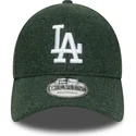 gorra-curva-verde-snapback-9forty-melton-wool-de-los-angeles-dodgers-mlb-de-new-era