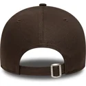 gorra-curva-marron-ajustable-9forty-outline-de-los-angeles-dodgers-mlb-de-new-era