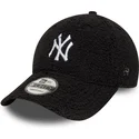 gorra-curva-negra-ajustable-9forty-winter-borg-de-new-york-yankees-mlb-de-new-era