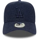 gorra-curva-azul-marino-snapback-con-logo-azul-marino-9forty-e-frame-melton-de-los-angeles-dodgers-mlb-de-new-era
