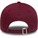 gorra-curva-granate-ajustable-para-mujer-con-logo-beige-9twenty-boucle-de-los-angeles-dodgers-mlb-de-new-era