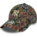 gorra-curva-multicolor-ajustable-para-mujer-9twenty-floral-de-new-york-yankees-mlb-de-new-era