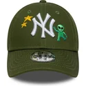 gorra-curva-verde-ajustable-para-nino-9forty-space-icon-de-new-york-yankees-mlb-de-new-era