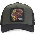 gorra-trucker-verde-y-negra-leon-natural-mystik-mys-beasts-de-capslab