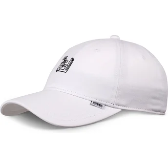 Gorra curva blanca ajustable LoveMeNot de Djinns