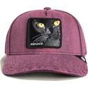 gorra-curva-roja-denim-snapback-gato-menace-rail-bird-the-showdown-the-farm-de-goorin-bros