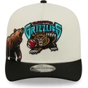 gorra-curva-beige-y-negra-snapback-9fifty-a-frame-precurved-hardwood-classics-de-vancouver-grizzlies-nba-de-new-era